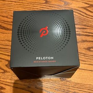 Peloton Resistance Bands in Black Box with Red Logo